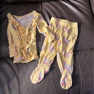 2pc Posh Peanut bamboo Infant set